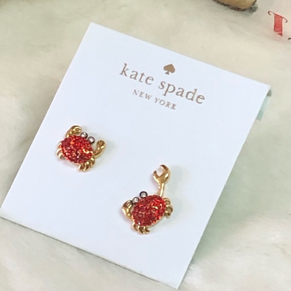 NEW KATE SPADE ♠️  SHORE THING CRAB EARRINGS - Picture 5 of 5